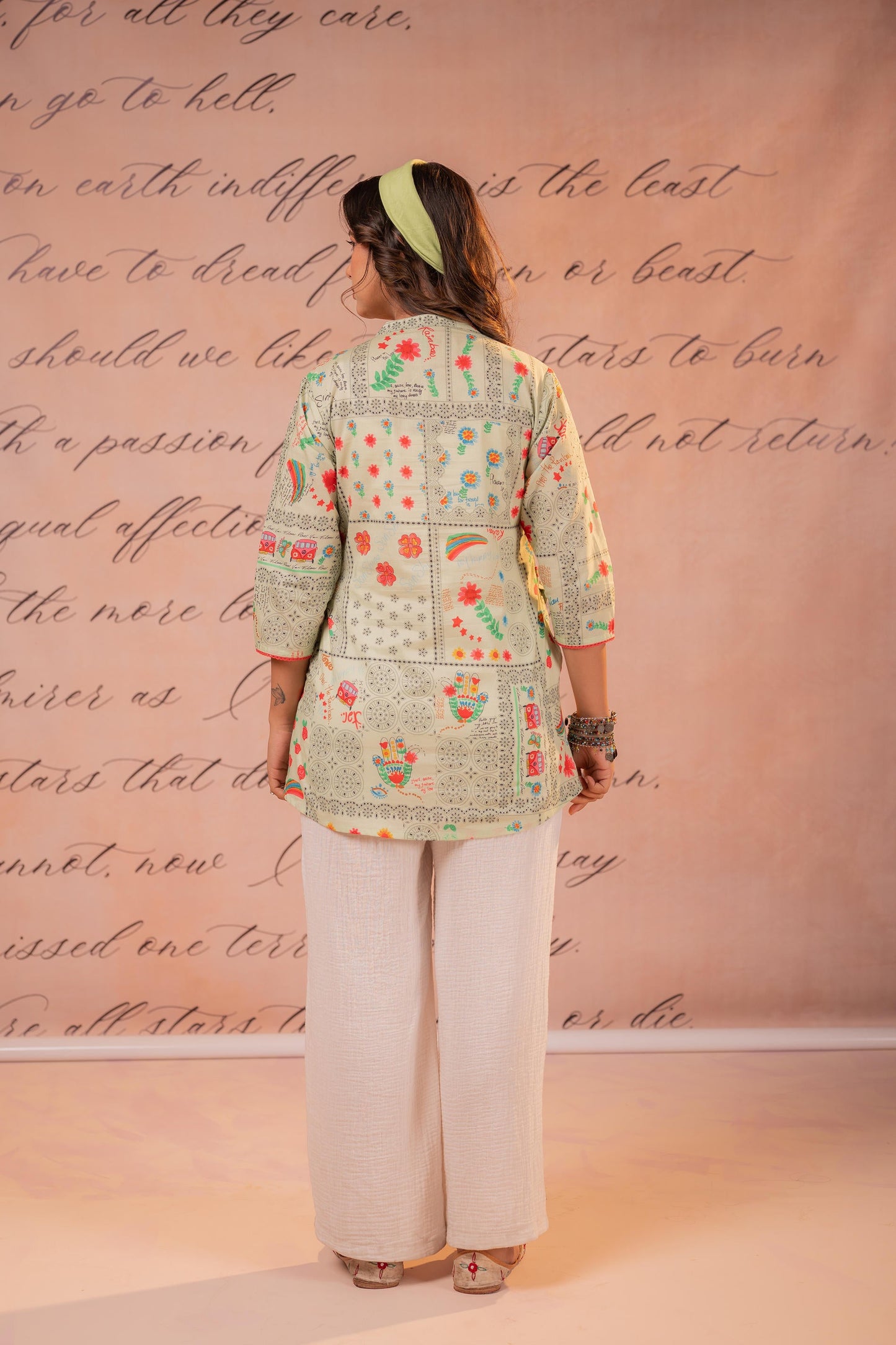 Mint Meadow Patchwork Tunic