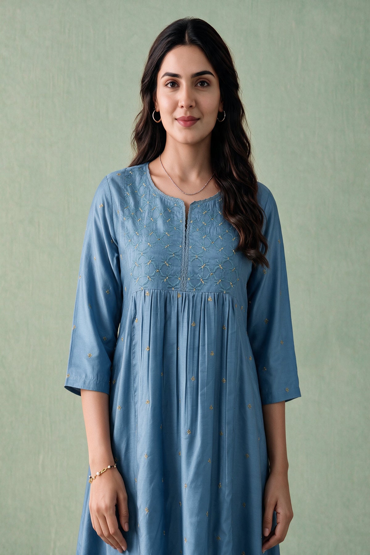 Juniper Women Powderblue Kurta
