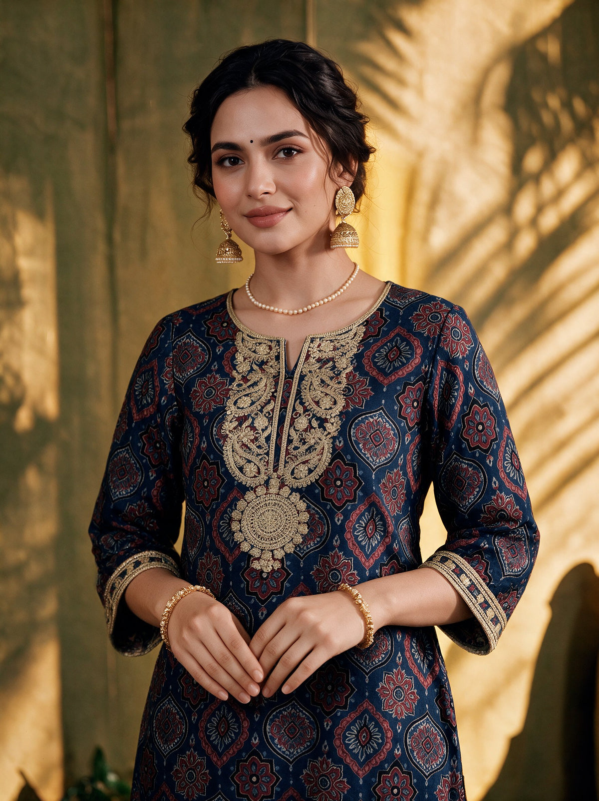 Juniper Women Indigo Kurta