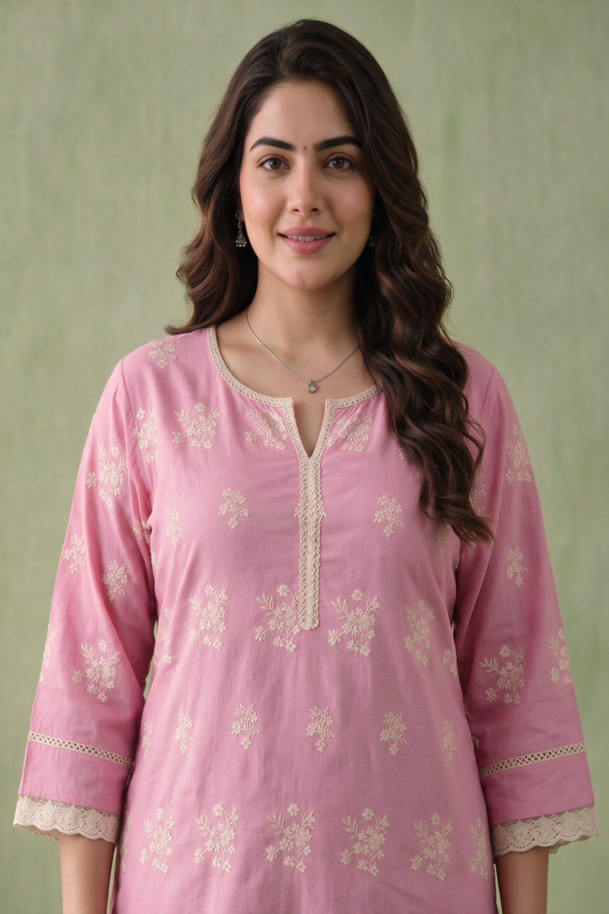 Juniper Women Pink Kurta Pant