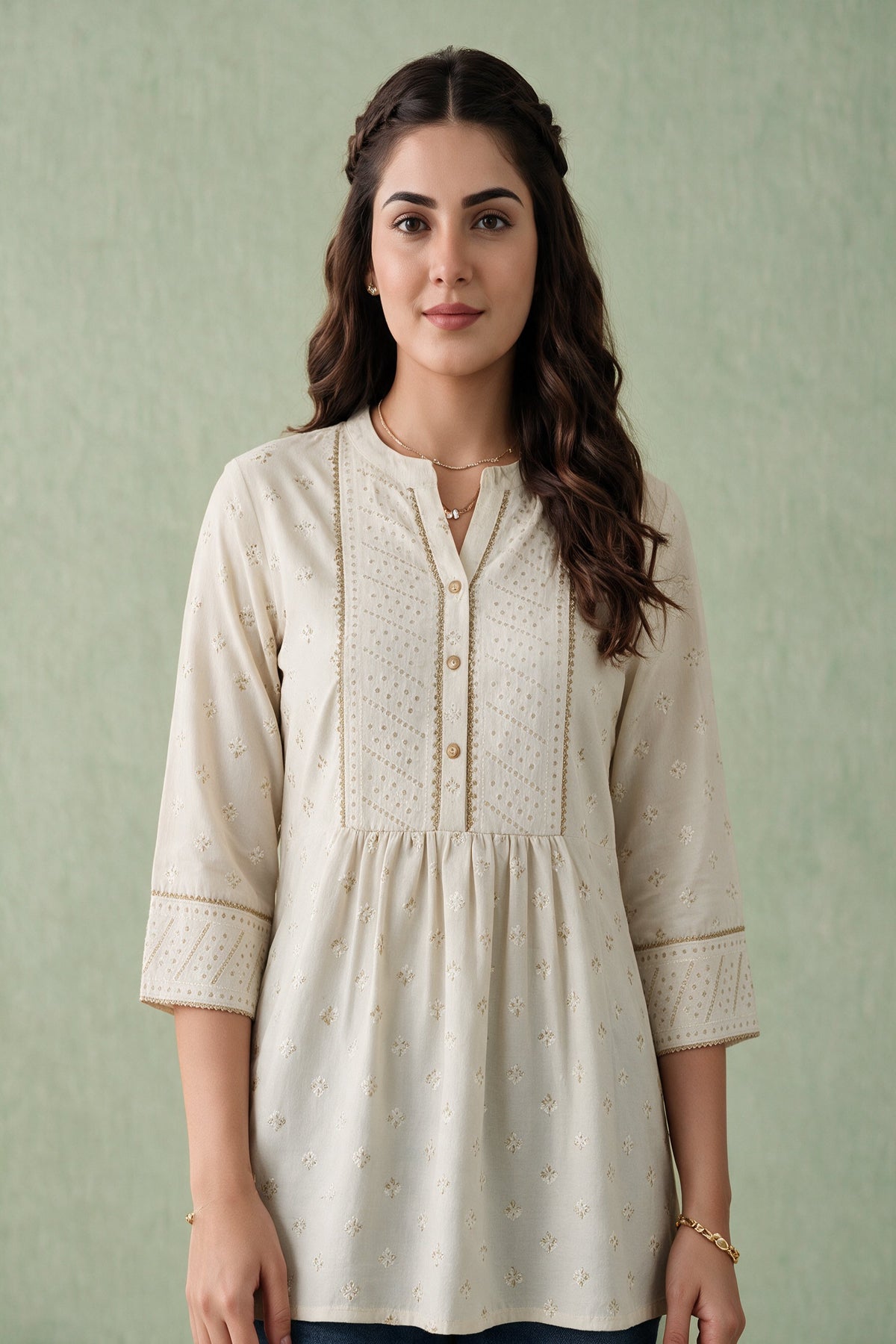 Juniper Women Offwhite Tunic