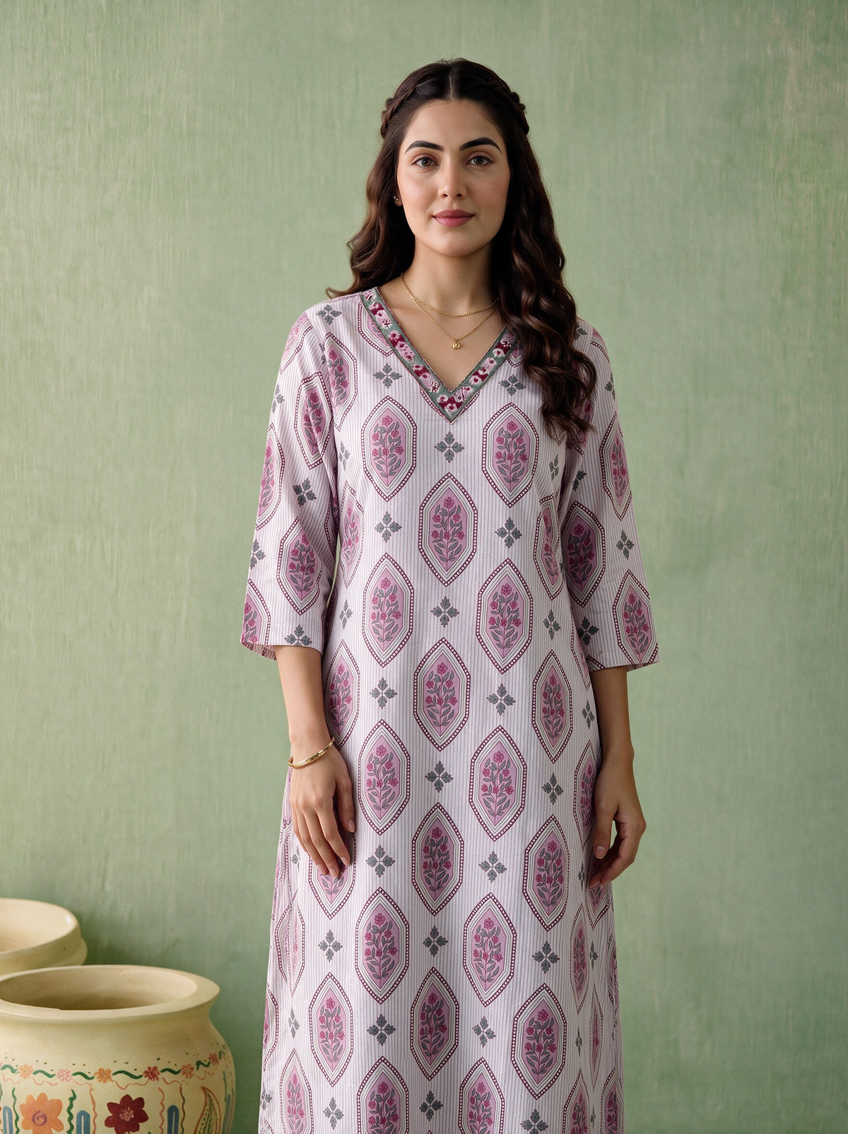 Juniper Women Pink Kurta