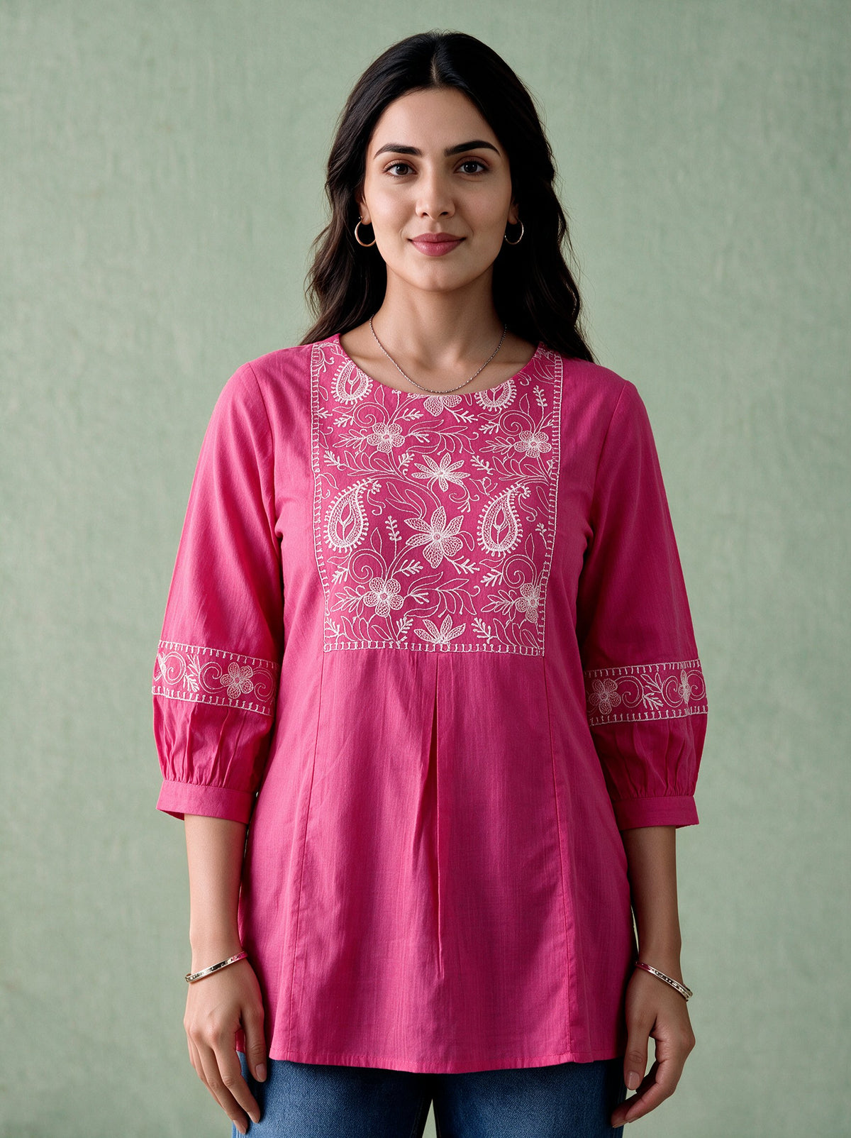 Juniper Women Fuchsia Tunic