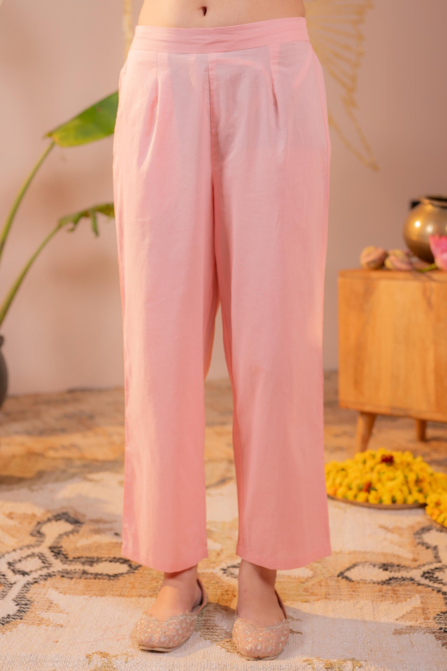 Peach Noor Festive Suit Set