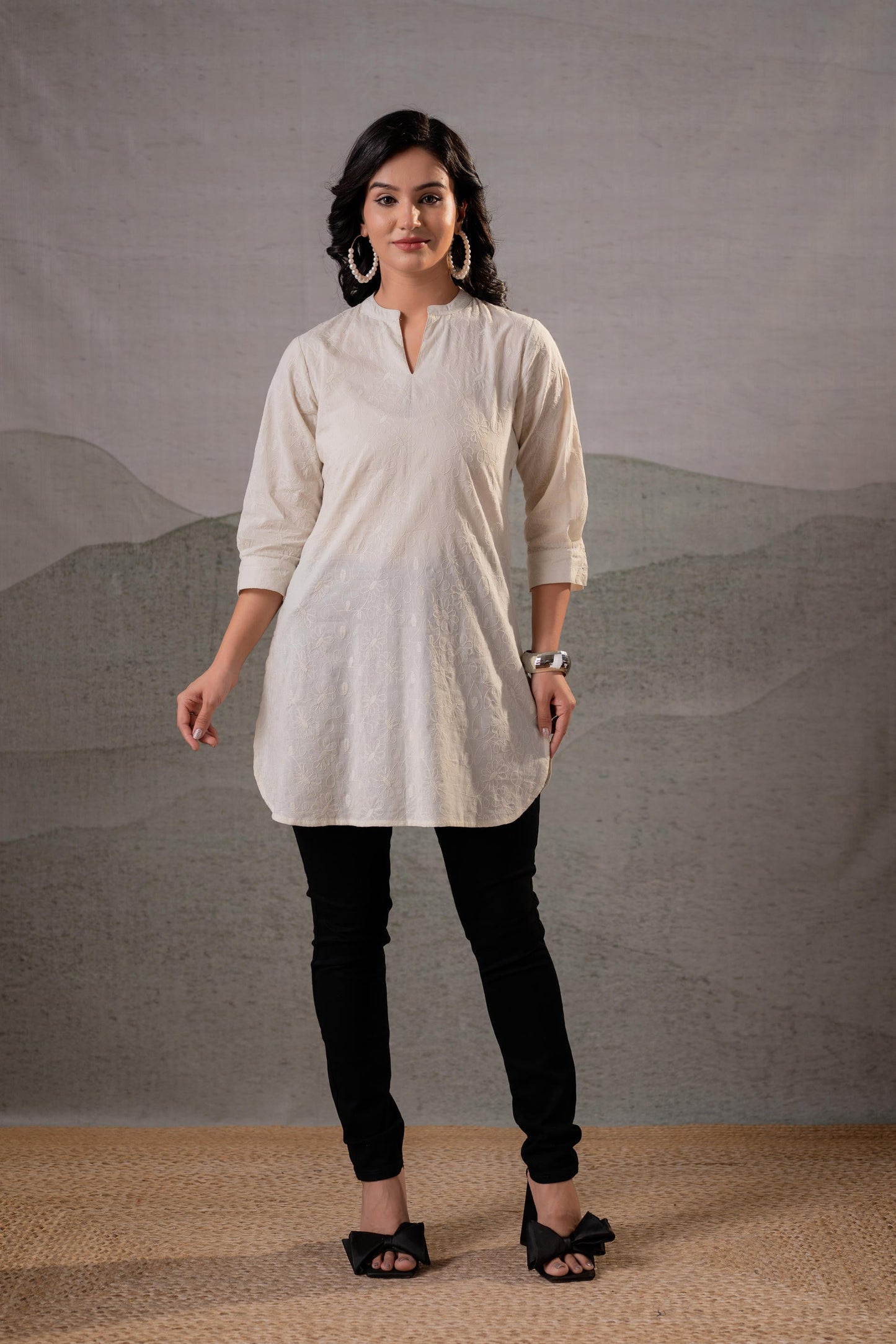 Off-White  Ease Minimal Cotton Tunic
