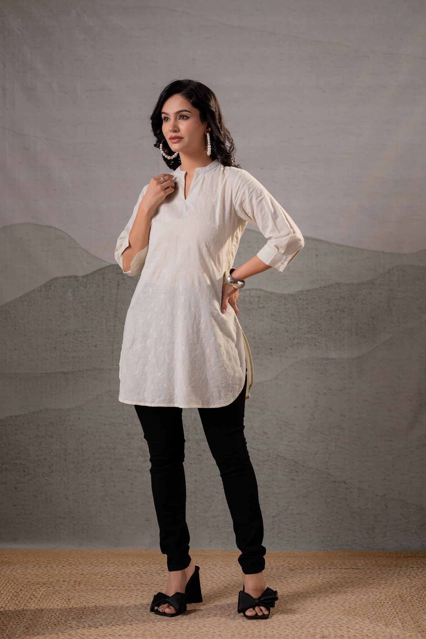 Off-White  Ease Minimal Cotton Tunic
