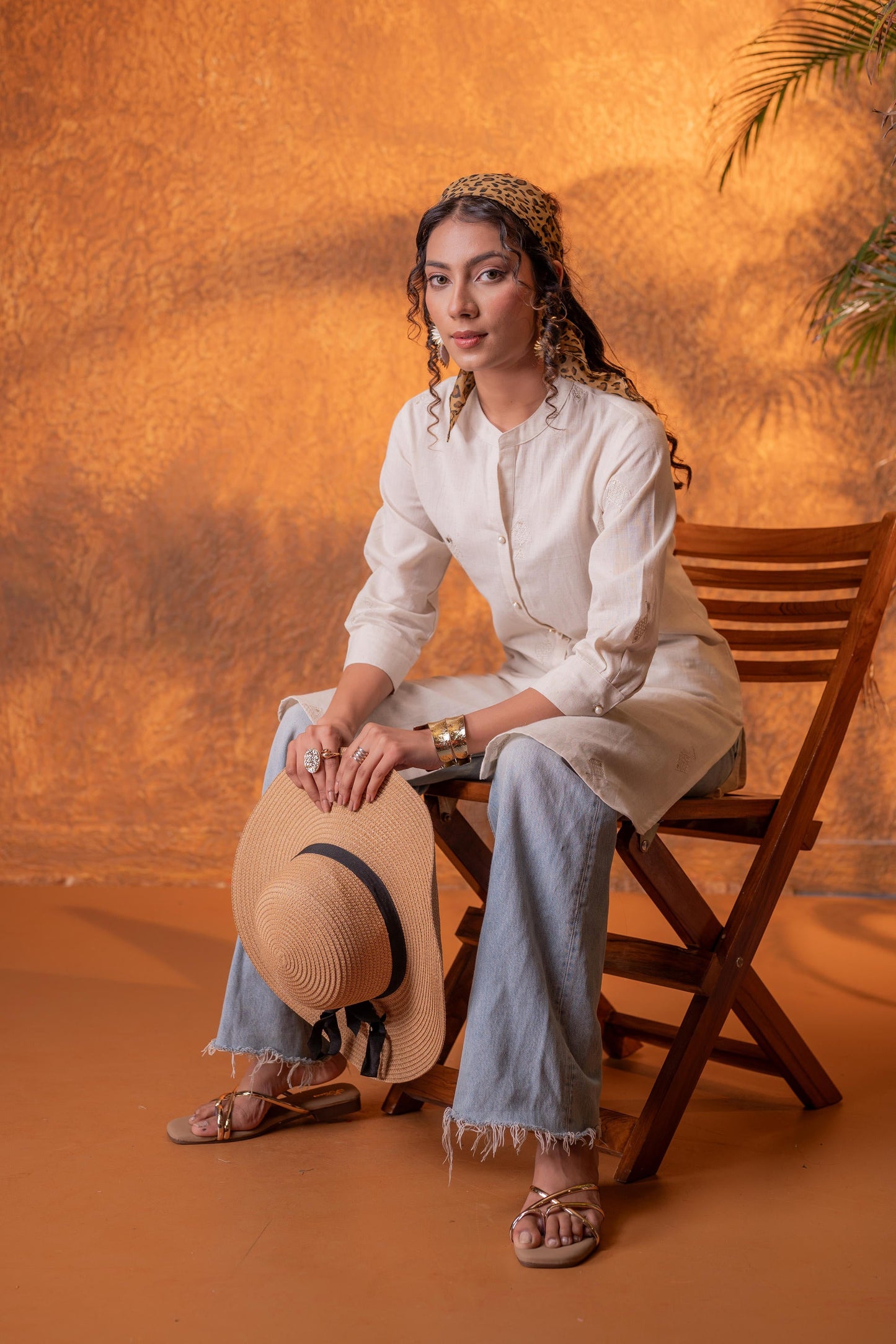 Ivory Serenity Straight Kurta