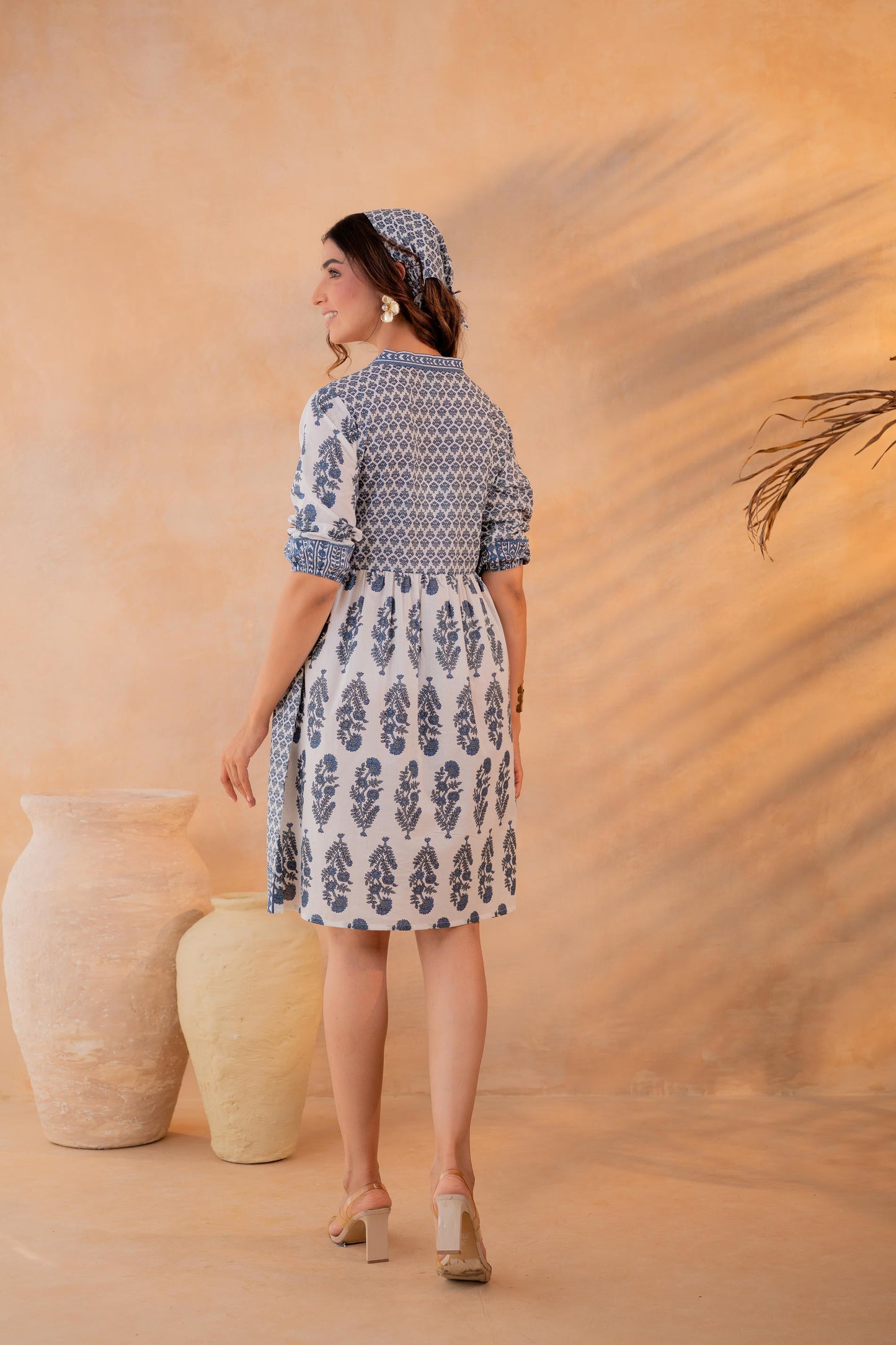 Indigo Whisper Heritage  Dress