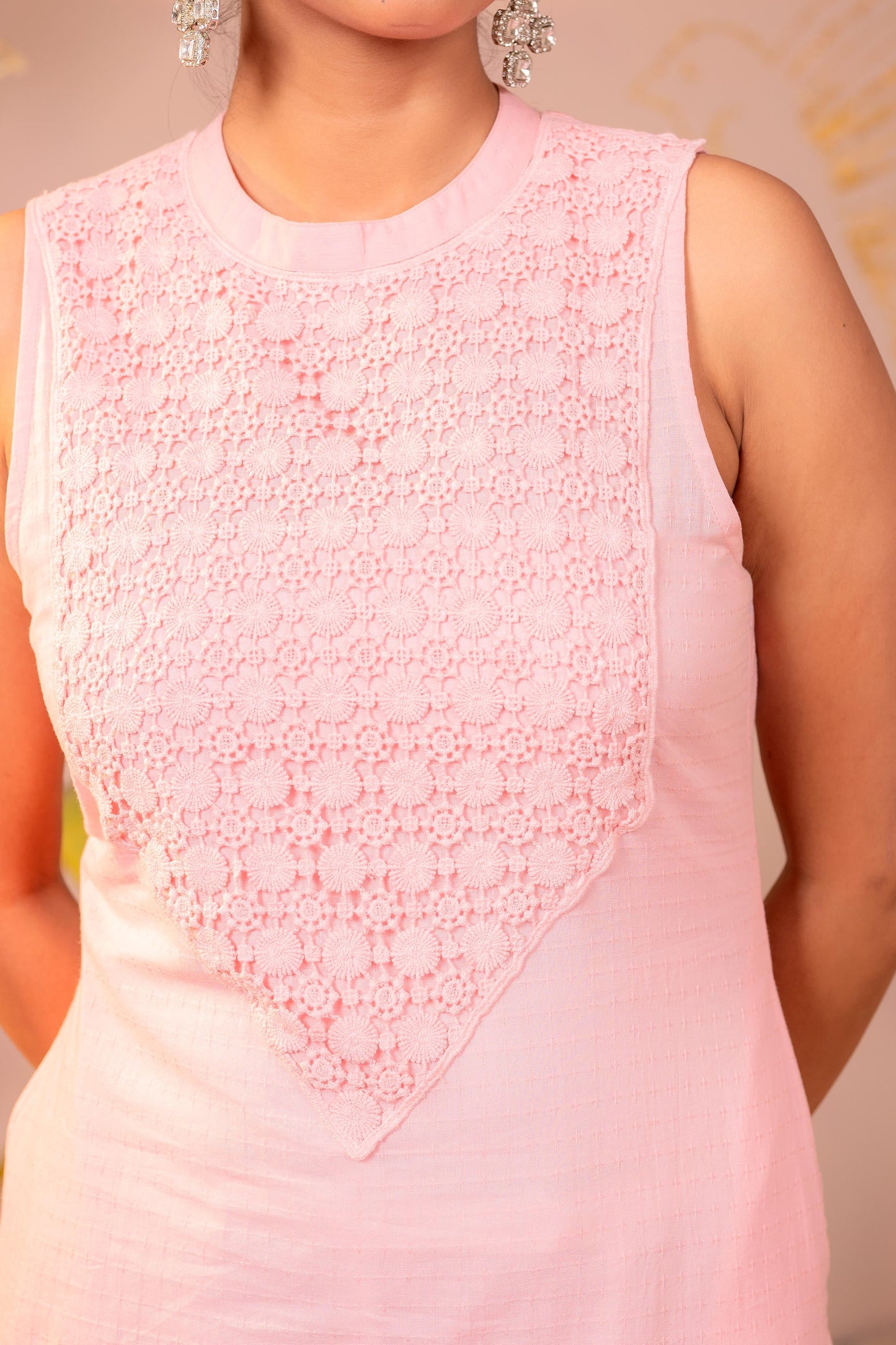 Patchwork Pink Kurta