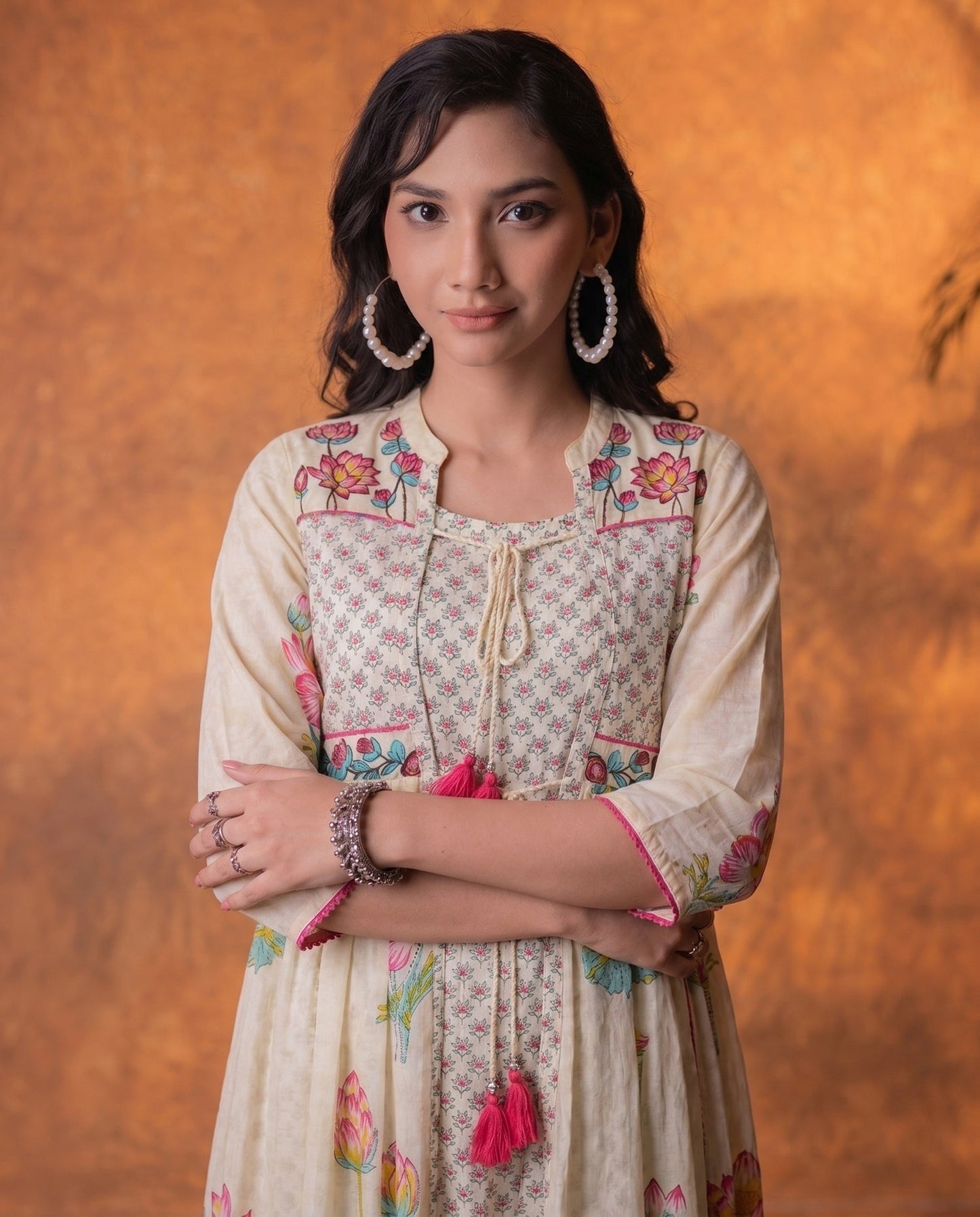 OffWhite Lotus Garden Jacket Dress
