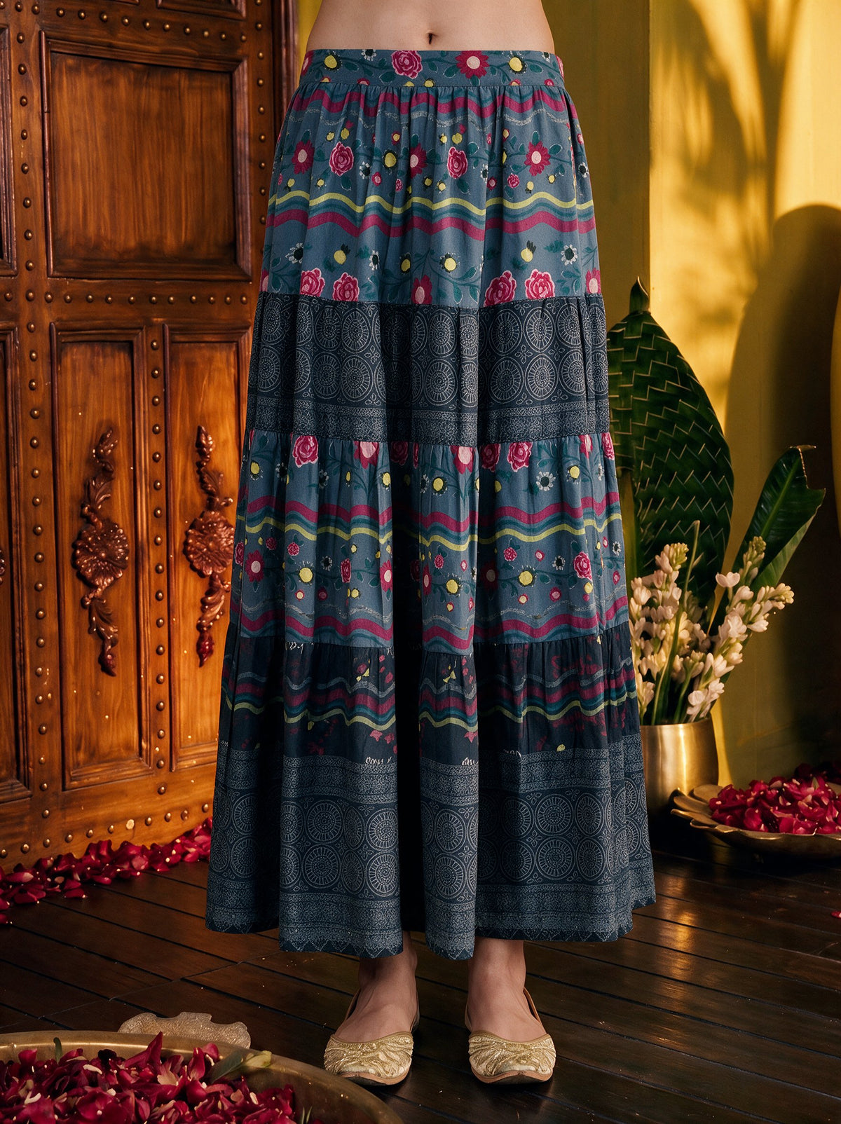 Juniper Women Offwhite Kurta Pant & Dupatta