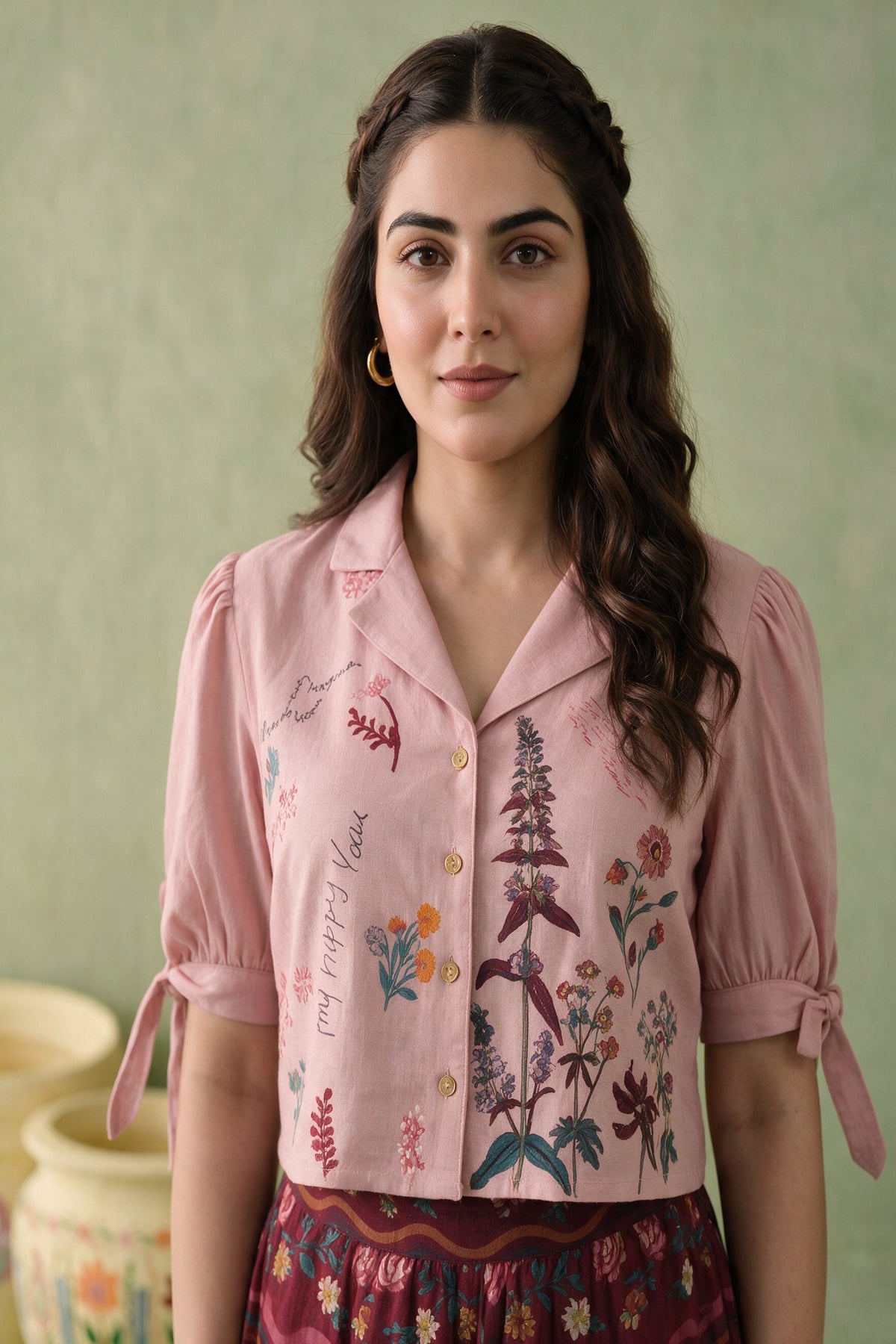 Juniper Women Mauve Top & Skirt