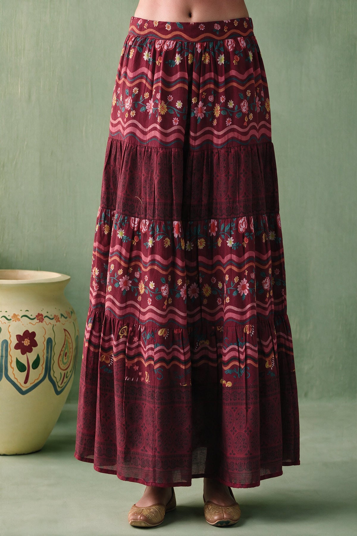 Juniper Women Mauve Top & Skirt