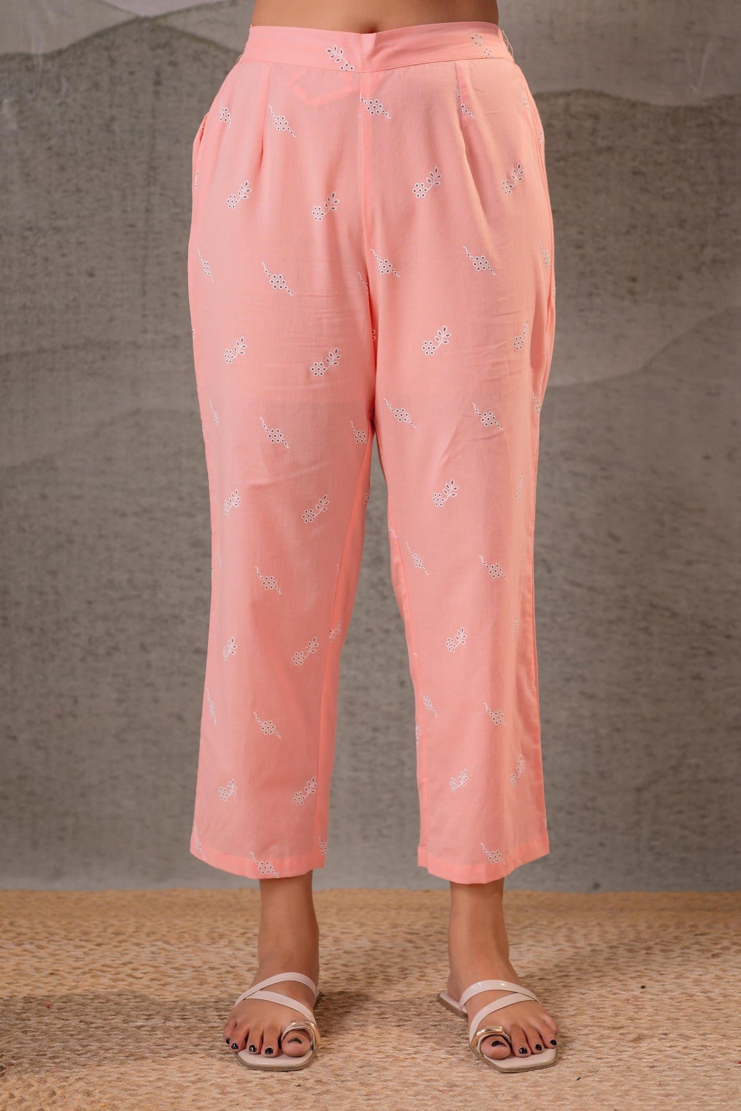 Pastel Festive Printed Kurta Set