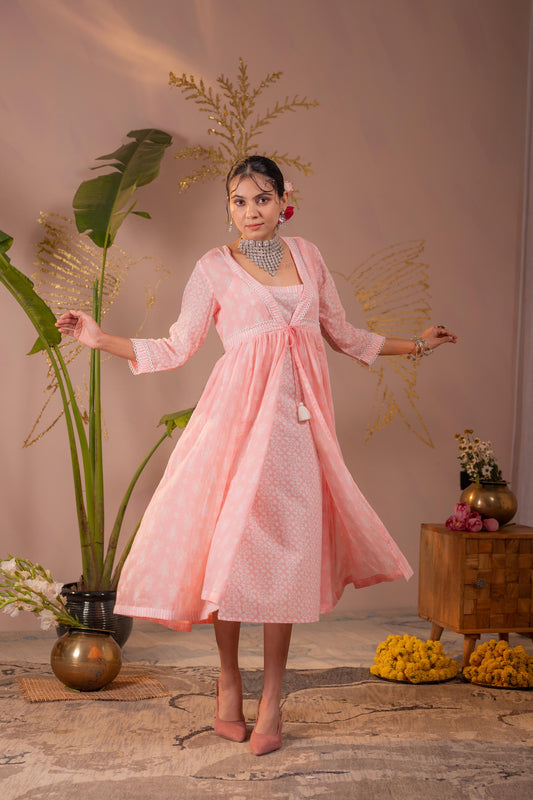 Gulbagh Noor Panelled dress
