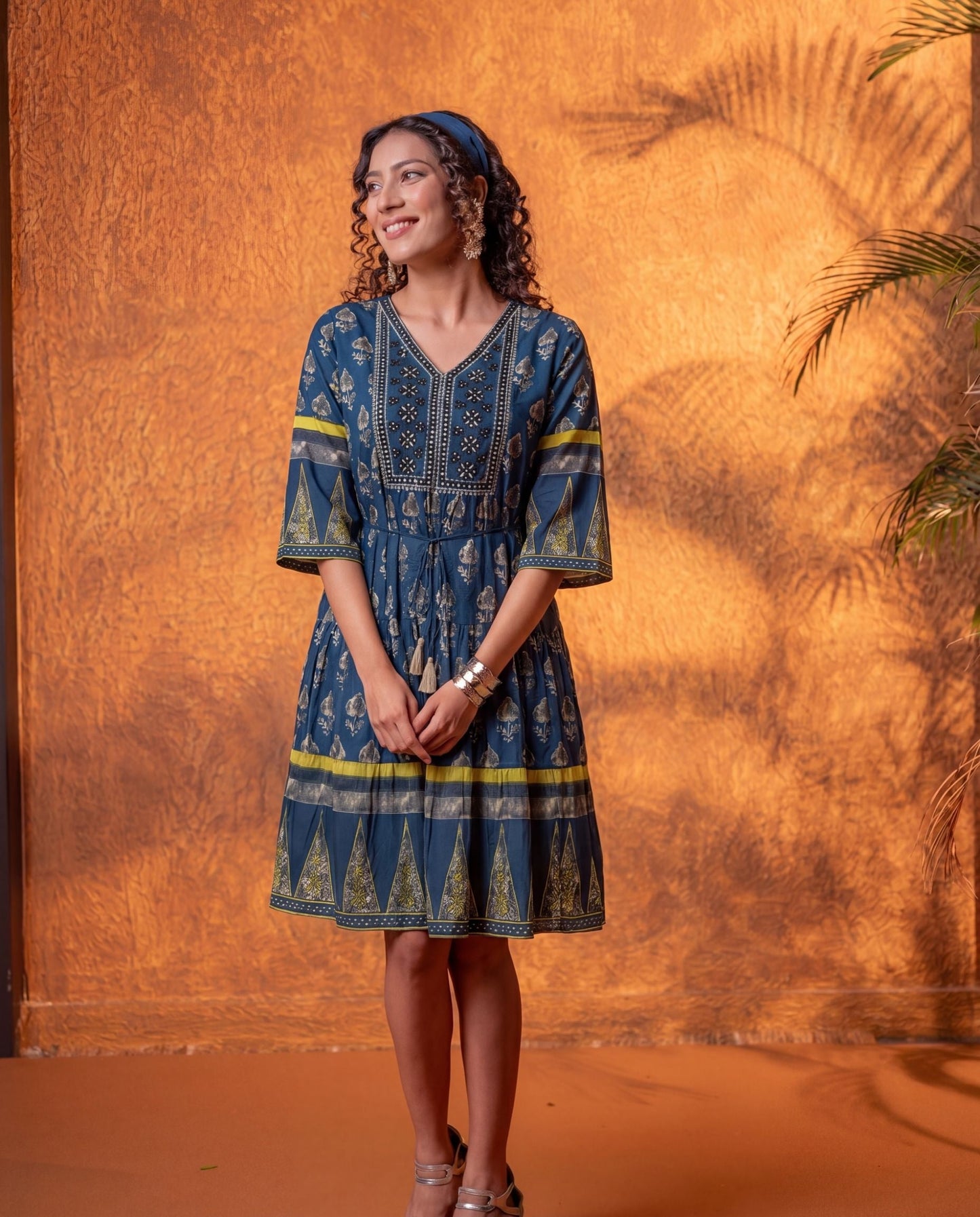 Teal Heritage Dress