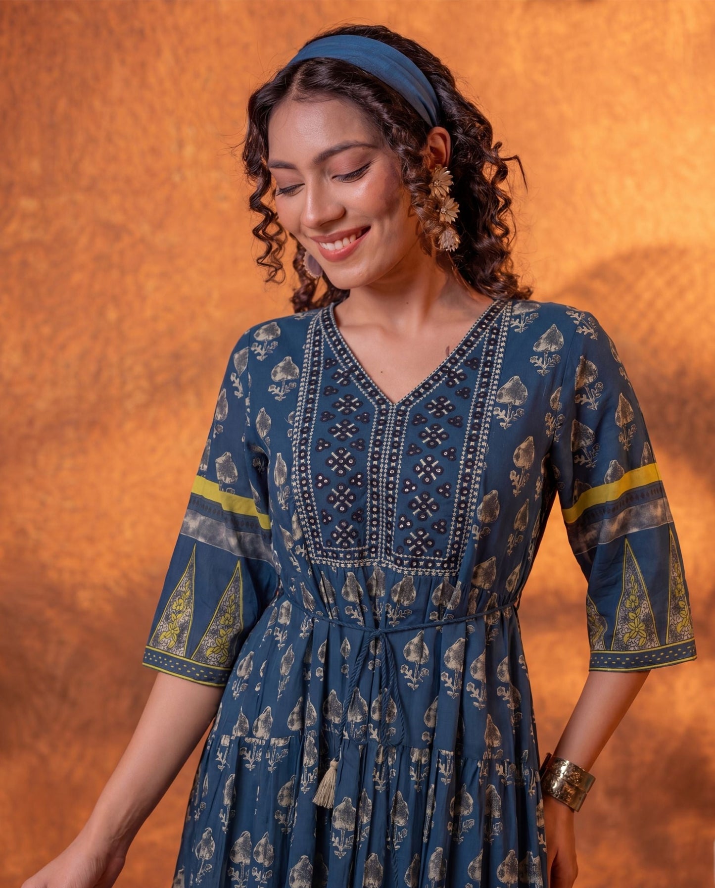 Teal Heritage Dress