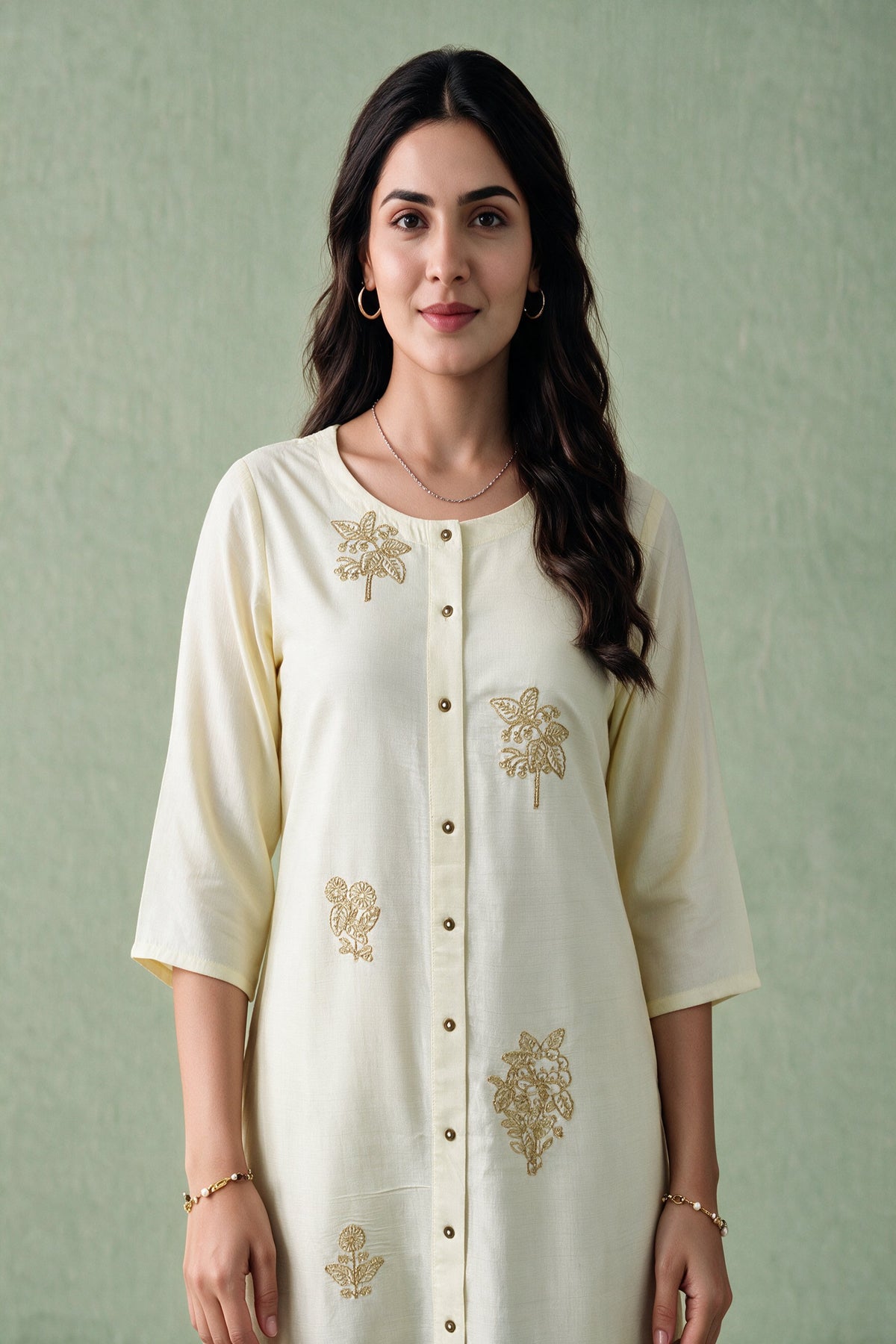 Juniper Women Ivory Kurta
