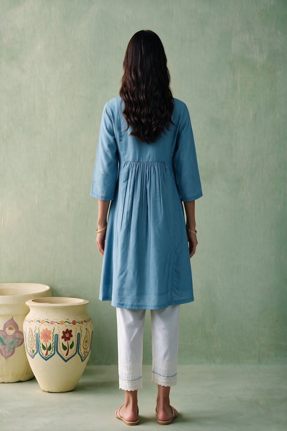 Juniper Women Powderblue Kurta
