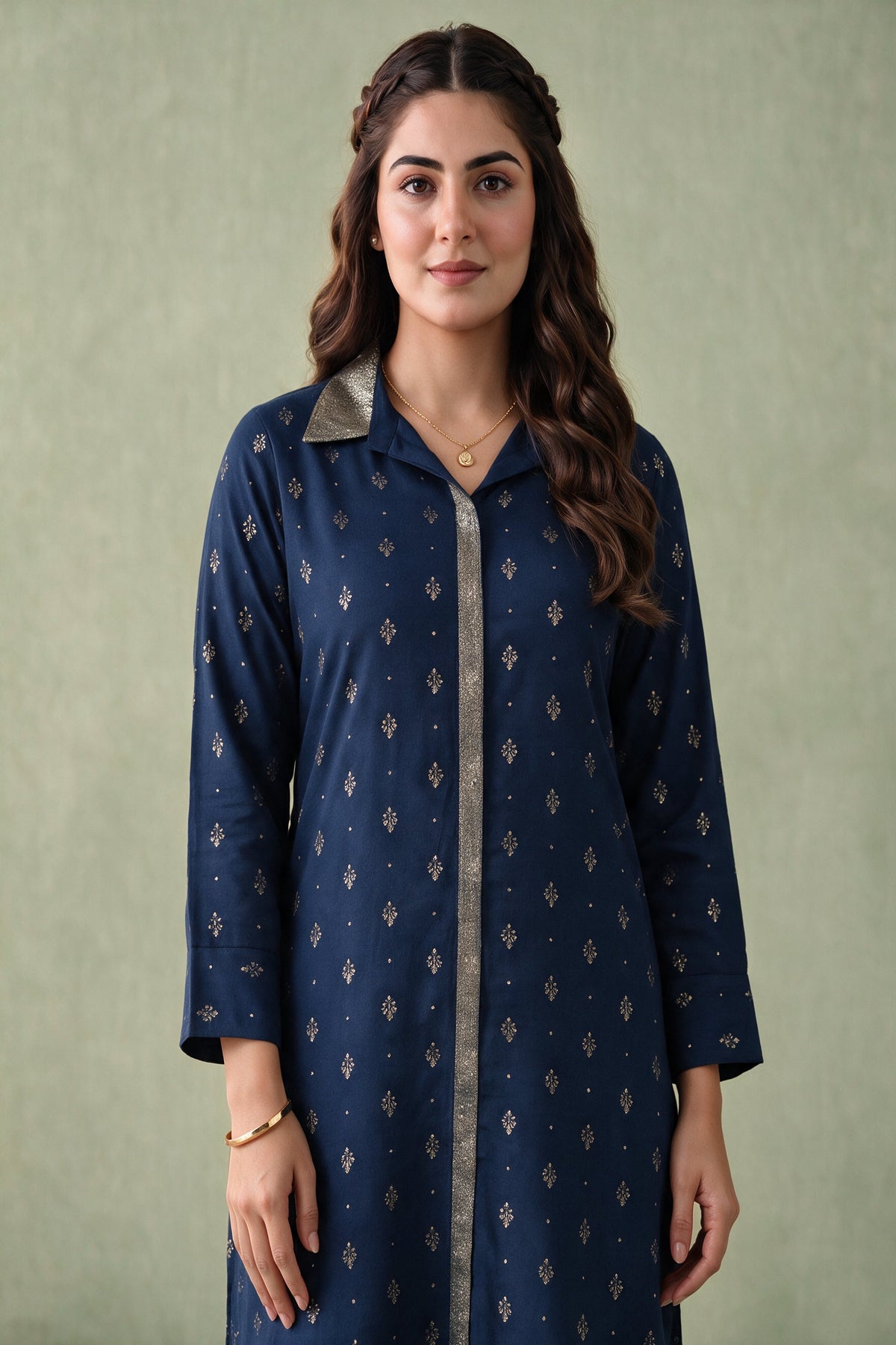 Juniper Women Indigo Kurta
