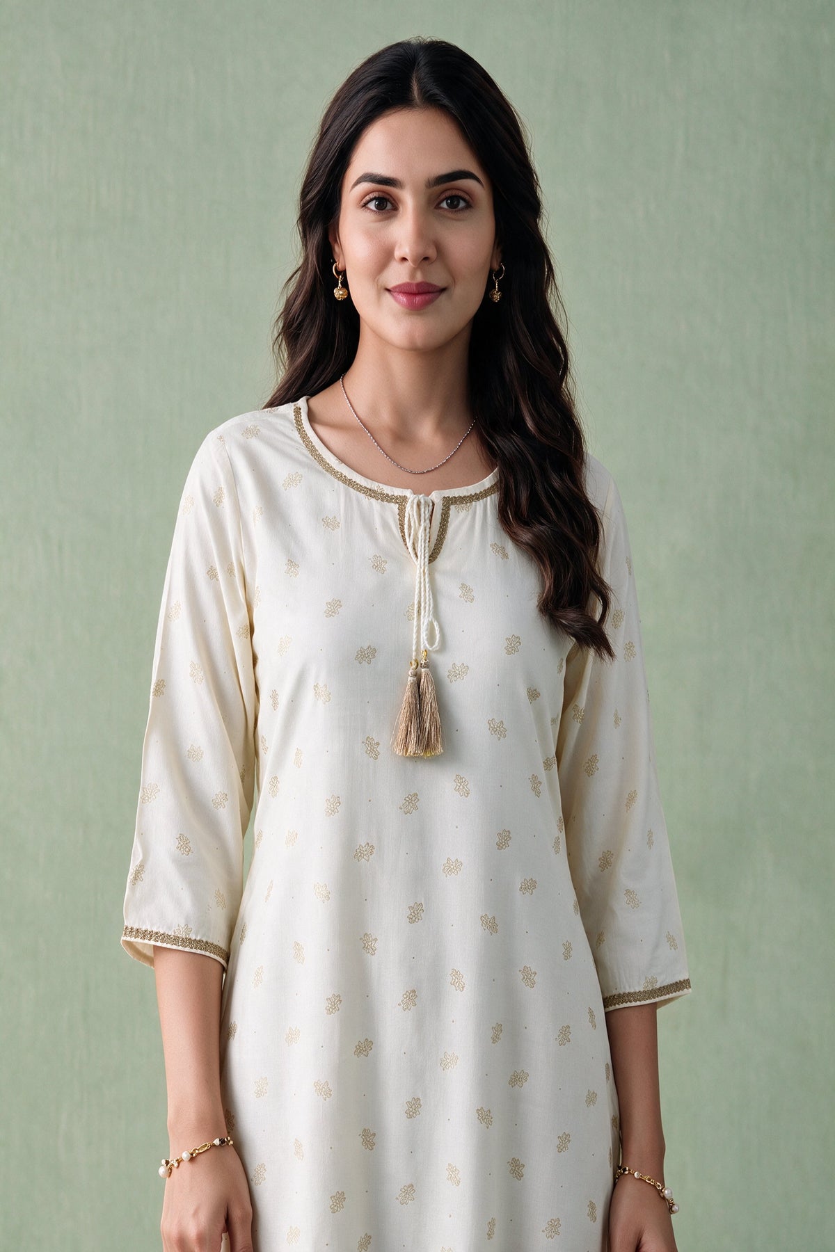 Juniper Women Offwhite Kurta