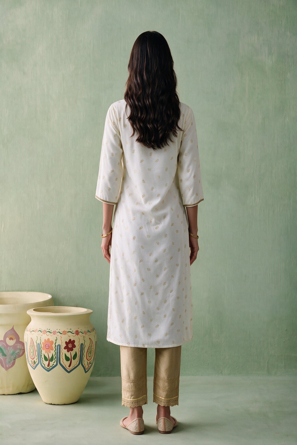 Juniper Women Offwhite Kurta