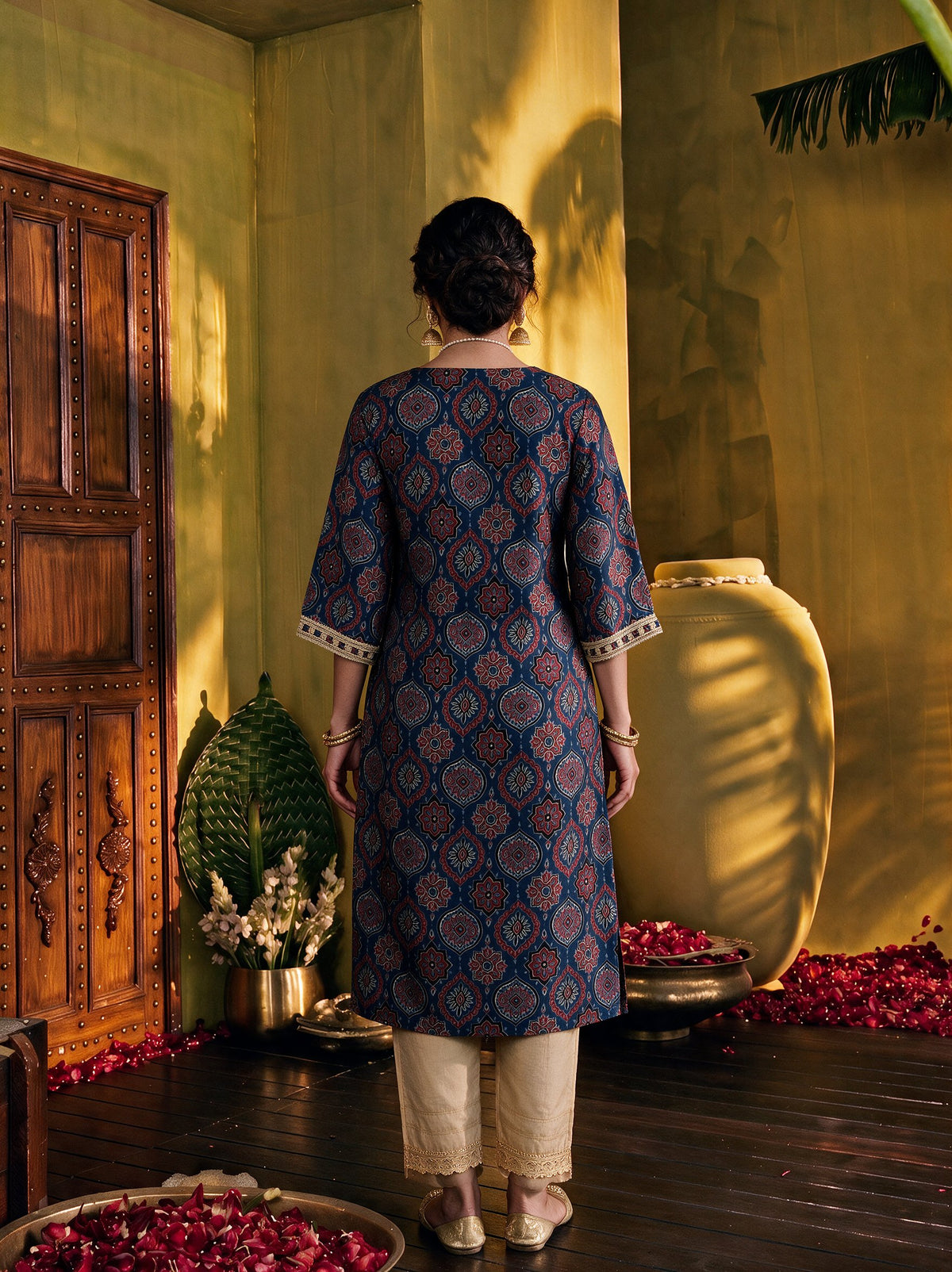 Juniper Women Indigo Kurta