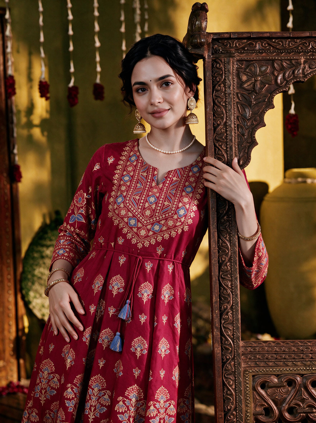 Juniper Women Fuchsia Longdress & Dori