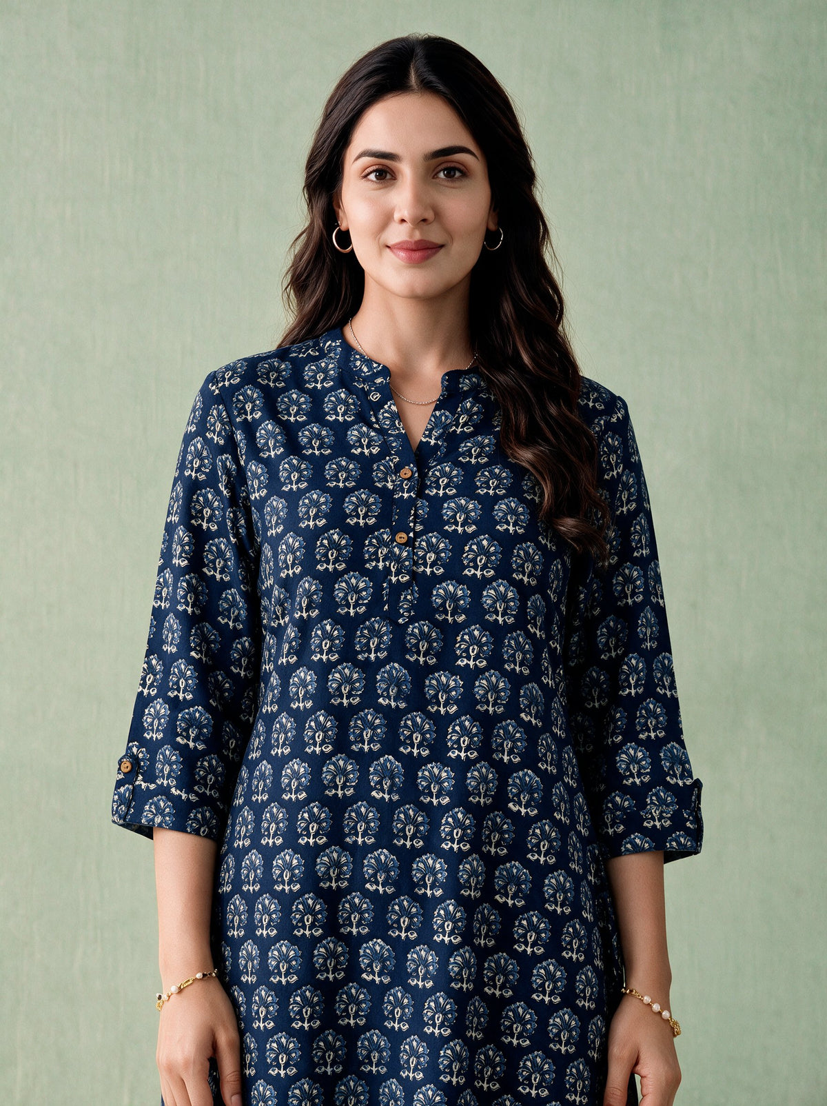 Juniper Women Indigo Kurta