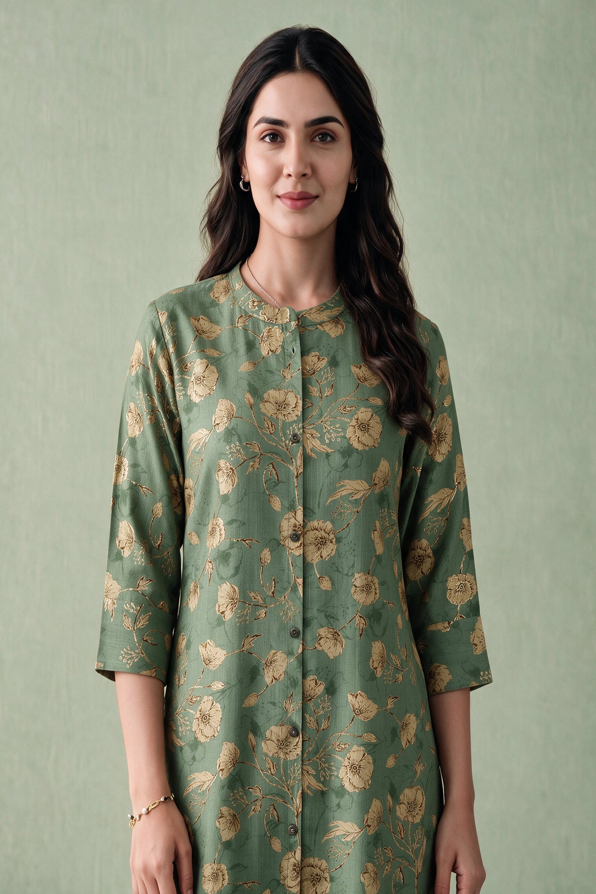Juniper Women Pistagreen Kurta