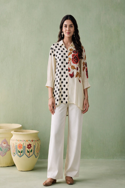 Juniper Women Beige Shirt