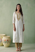 Juniper Women Ivory Kurta