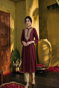 Juniper Women Maroon Kurta
