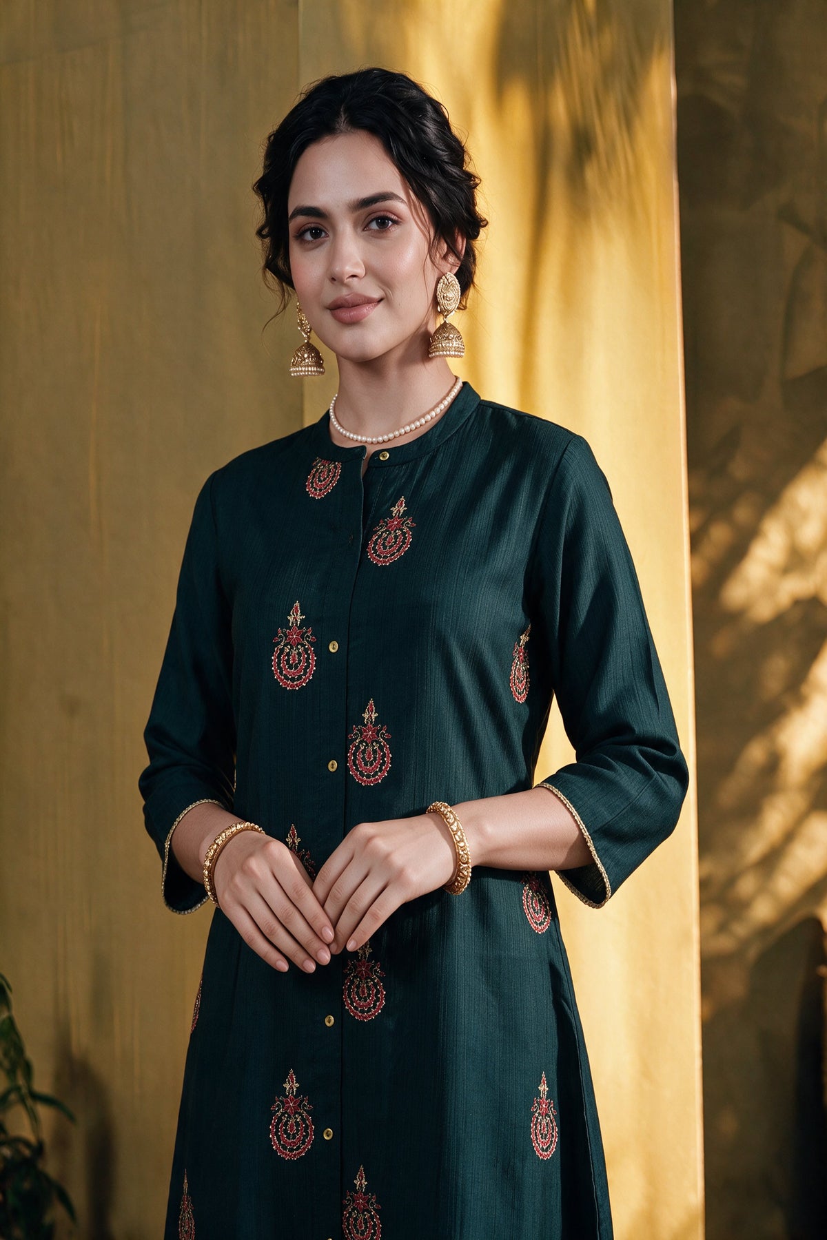 Juniper Women Jadegreen Kurta