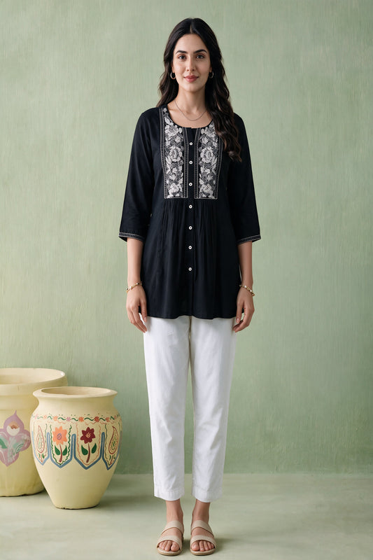 Juniper Women Black Tunic