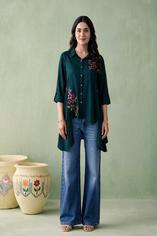 Juniper Women Jadegreen Tunic