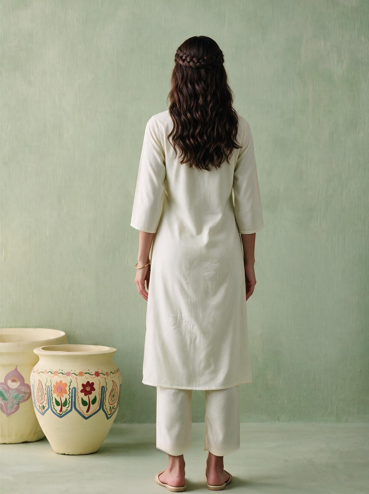 Juniper Women Beige Kurta & Pant