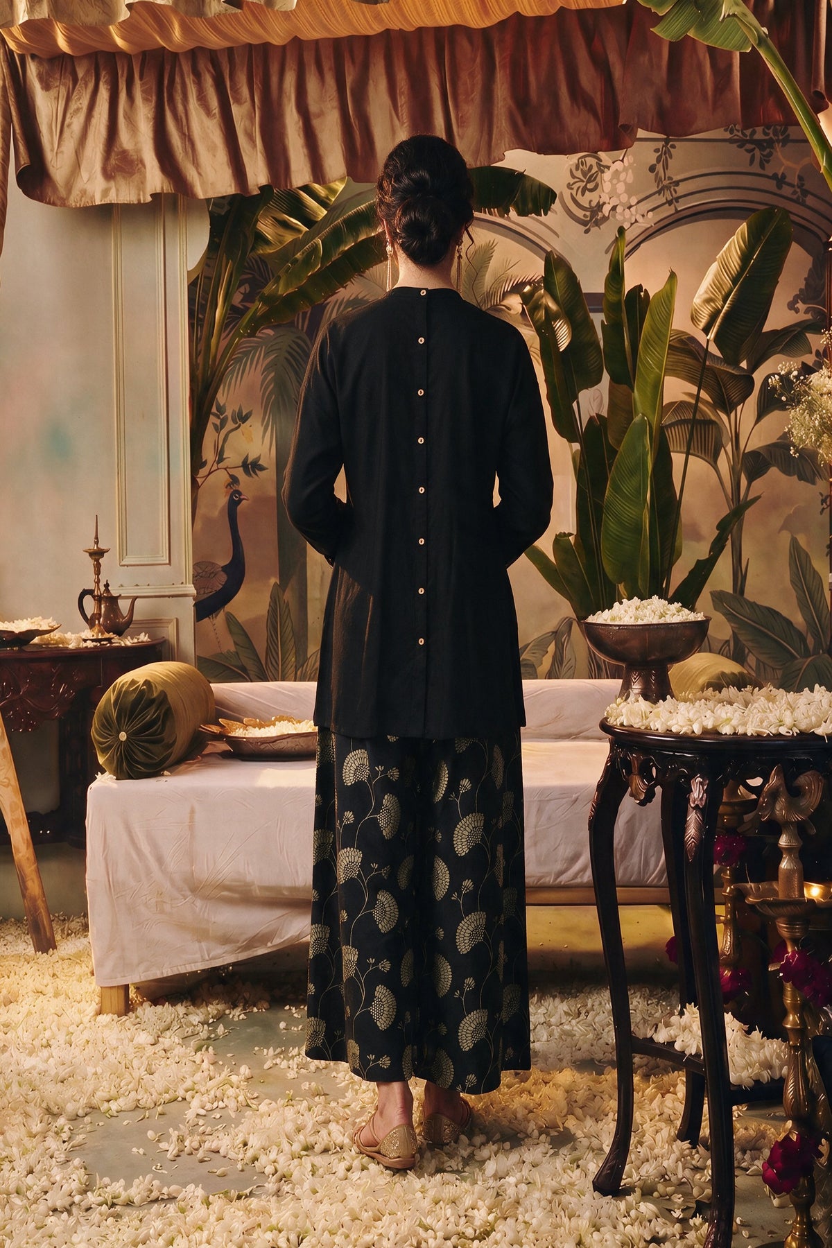 Juniper Women Black Tunic & Palazzo