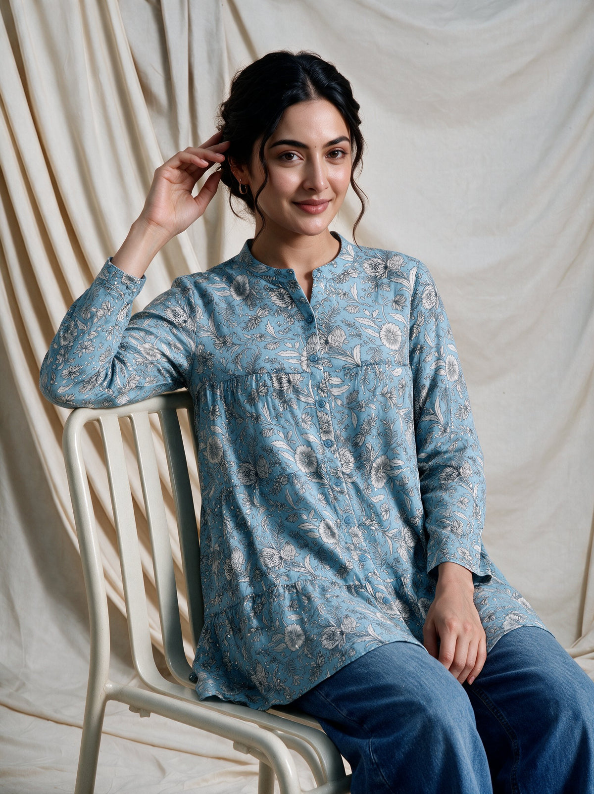 Juniper Women Blue Tunic
