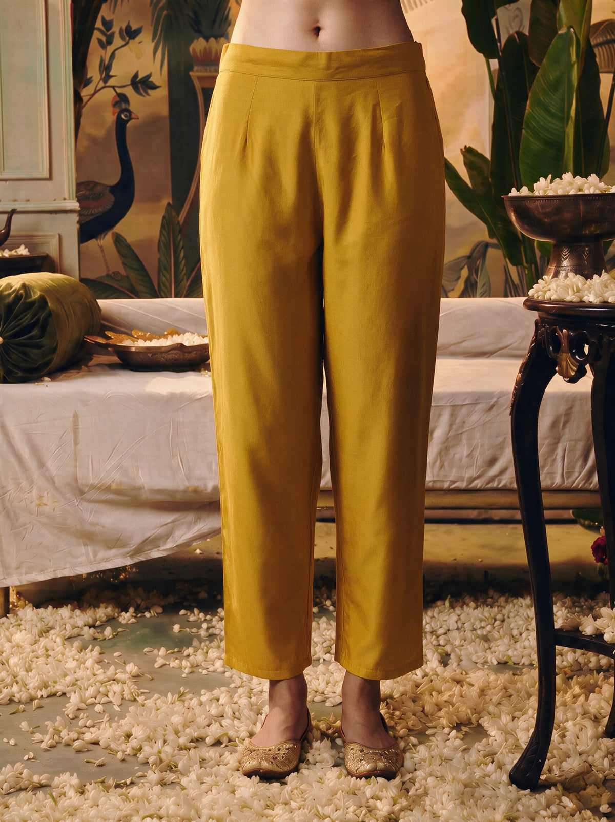 Juniper Women Mustard Kurta Pant Dupatta
