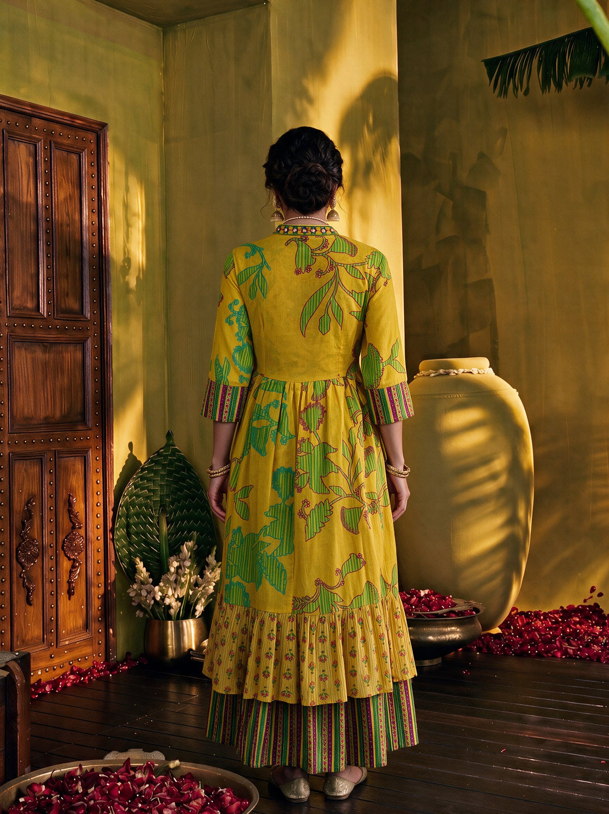 Juniper Women Yellow Longdress & Inner