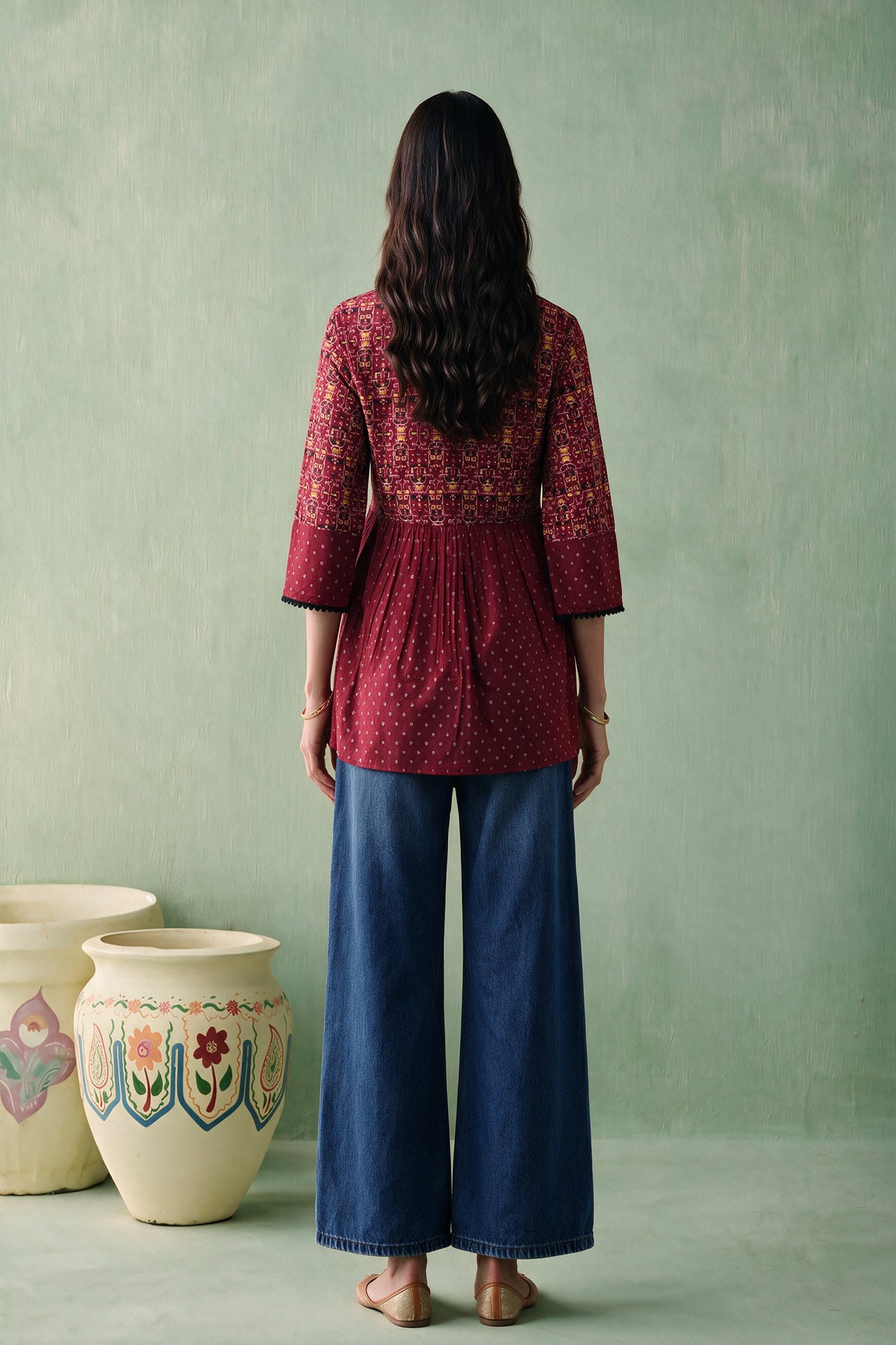 Juniper Women Maroon Tunic