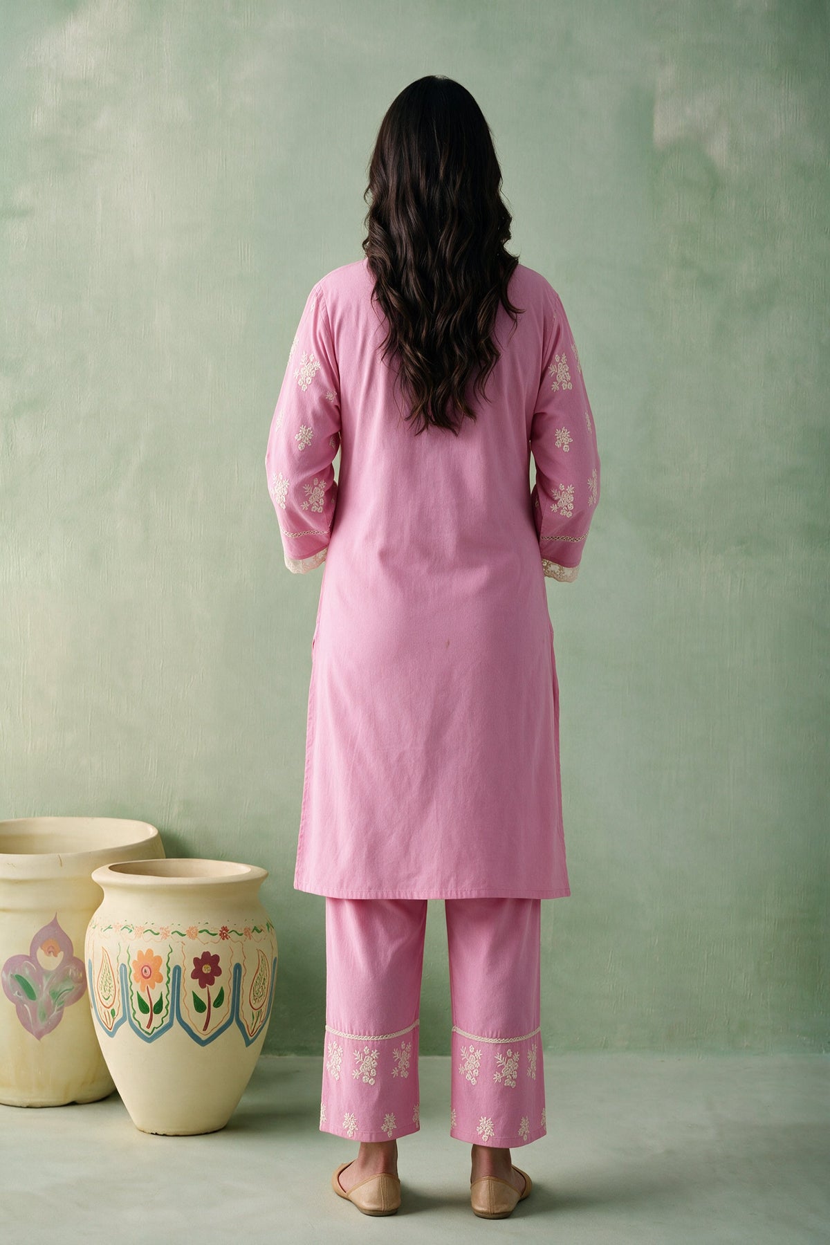 Juniper Women Pink Kurta Pant