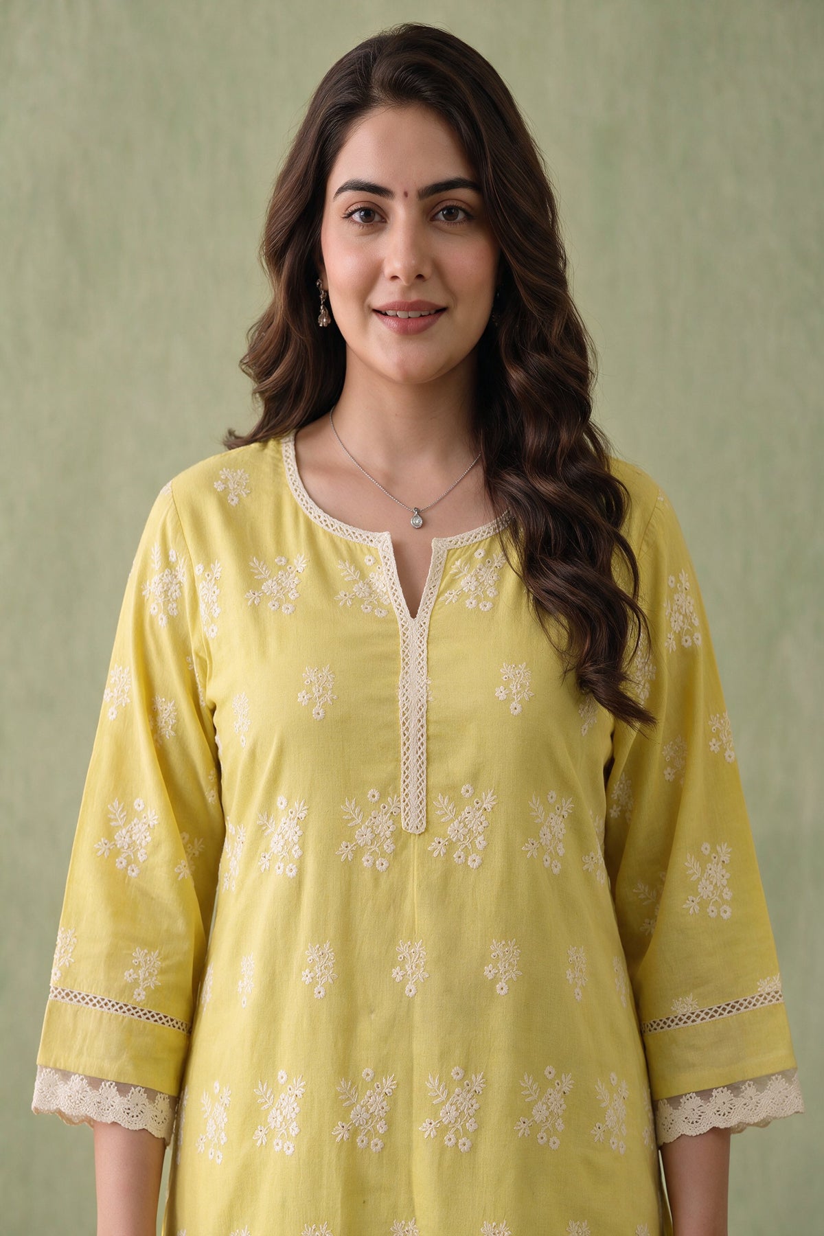 Juniper Women Yellow Kurta Pant