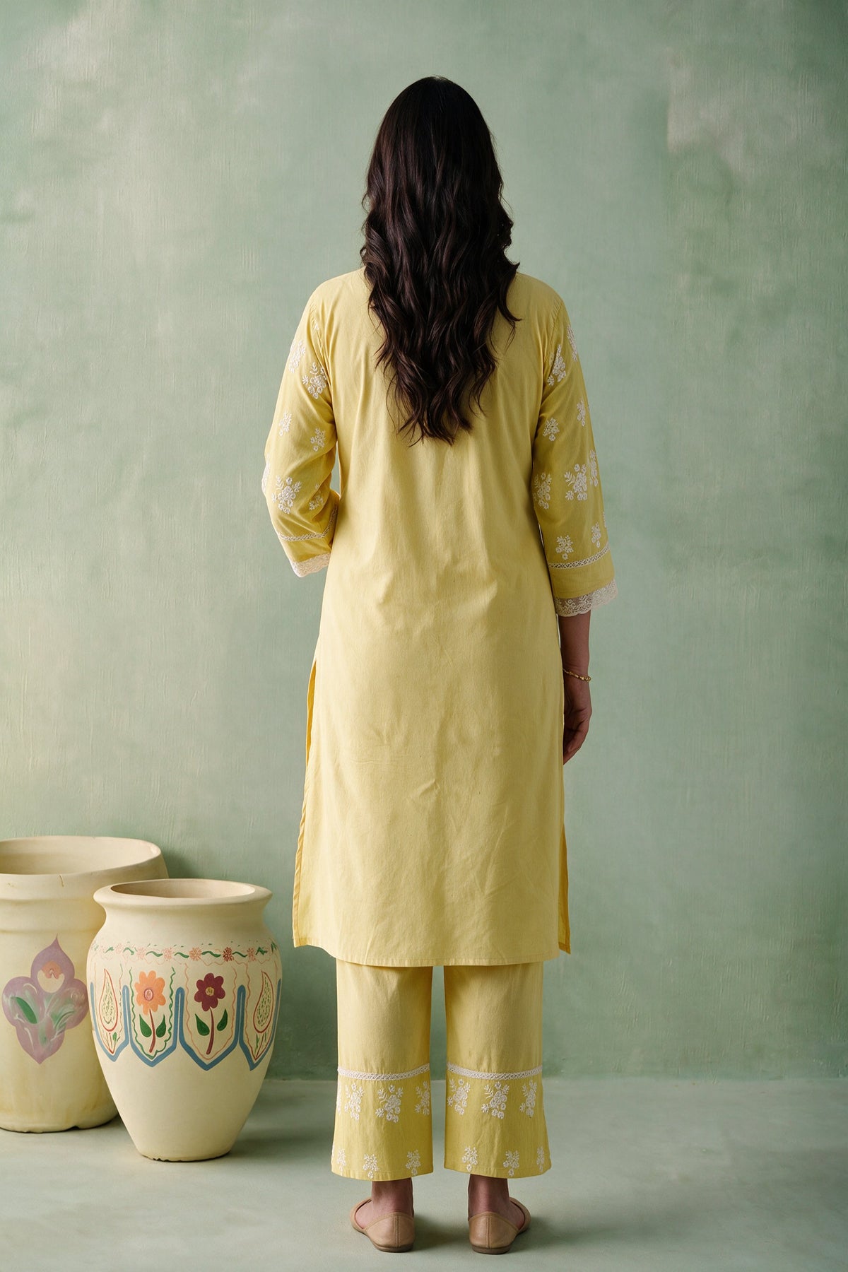 Juniper Women Yellow Kurta Pant