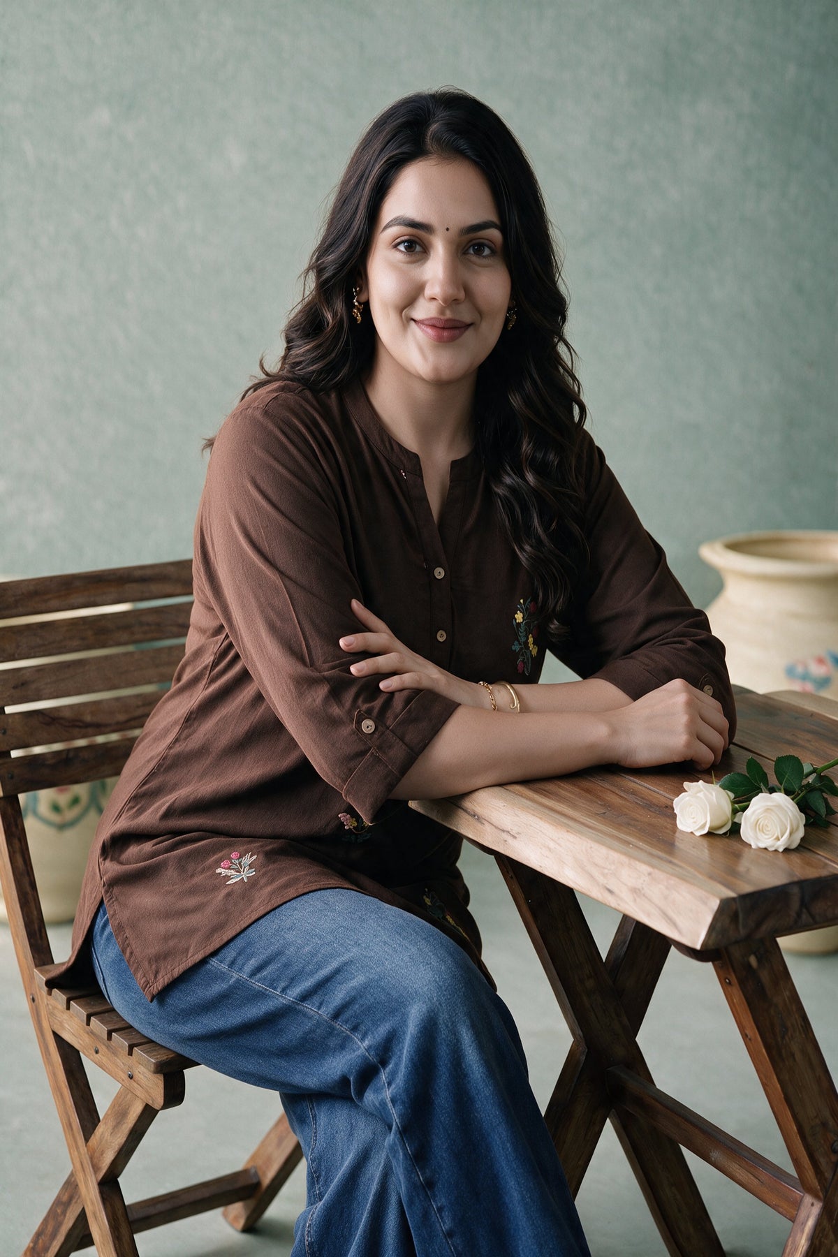 Juniper Women Brown Tunic