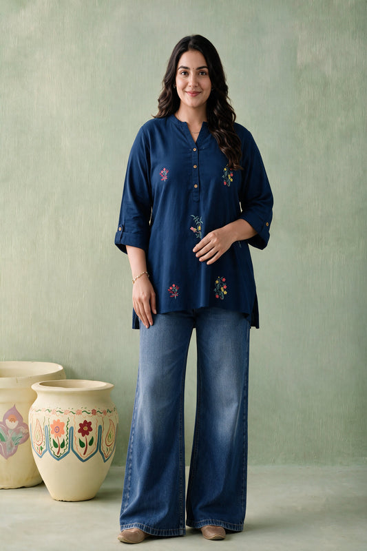 Juniper Women Indigo Tunic