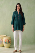 Juniper Women Bottlegreen Tunic