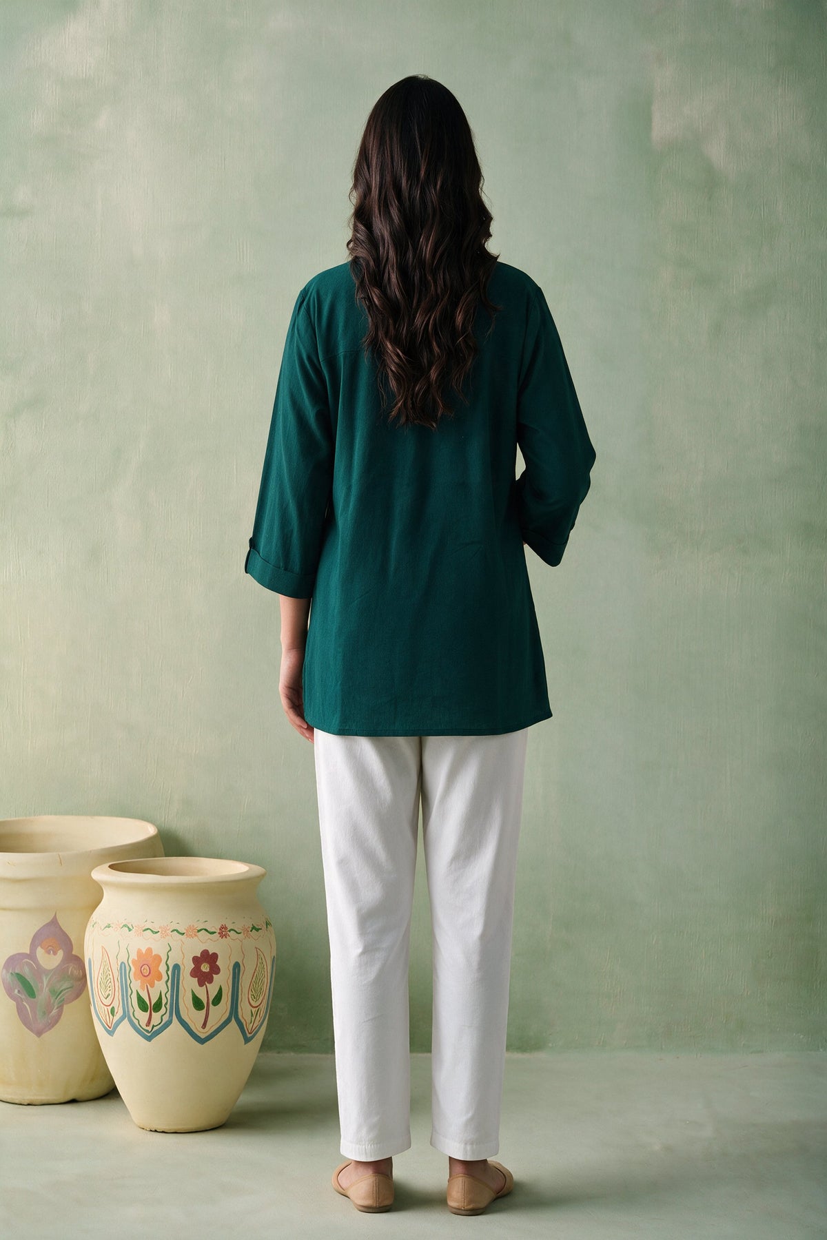 Juniper Women Bottlegreen Tunic