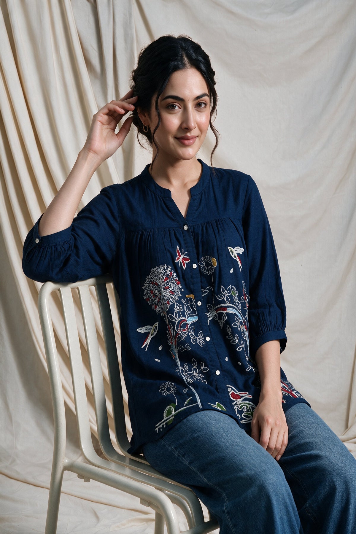 Juniper Women Indigo Tunic